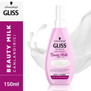 کرم مو گلیس مدل Beauty Milk مخصوص موهای ضعیف و کدر حجم 150 میل