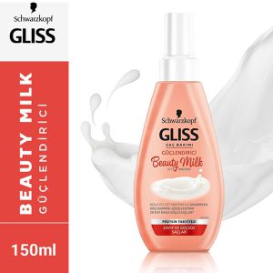کرم مو گلیس مدل Beauty Milk مخصوص موهای ضعیف و شکننده حجم 150 میل