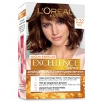 کیت رنگ مو لورآل مدل Excellence شماره 6.32 قهوه ای کاراملی