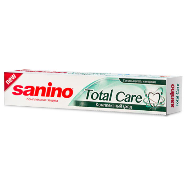 خمیر دندان سانینو مدل Total Care حجم 100 میل